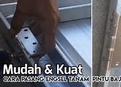 Cara Pasang Engsel Pintu Aluminium